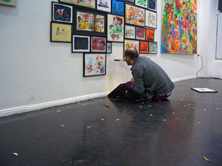 Last preparations for the opening show